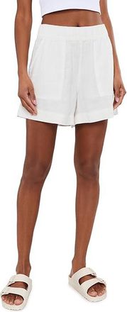 Beyond Yoga Softwash Linen Easy Shorts Womens Shorts White : XL (US Womens 14-16) 4.5