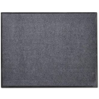 Berkfield Home PVC Door Mats 4 pcs Grey 90x60 cm