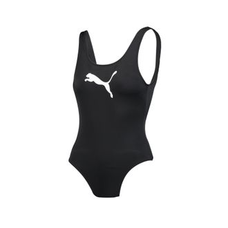 Puma Badeanzug PUMA PUMA SWIM WOMEN SWIMSUIT, Damen, Gr. XL, N-Gr, schwarz, Obermaterial: 80% Polyamid, 20% Elasthan, Badeanz&uuml;ge Badeanzug, mit Logoprint v