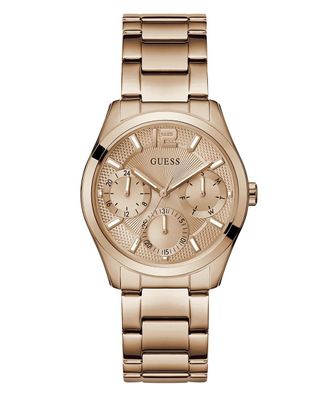 Guess Zoe Dames Horloge Ros&eacute;goud GW0760L3