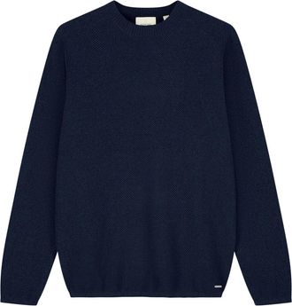 Dstrezzed Ronde hals gebreid - Heren - Ronde hals truien - Blauw - S - Truien & Vesten