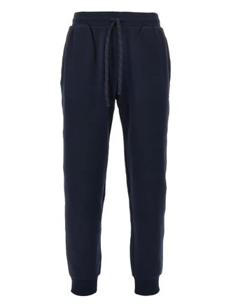 Emporio Armani drawstring track pants - men - Cotton/Polyester/Spandex/Elastane - L - Blue