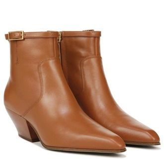 Franco Sarto Amber Boots Womens Brown Leather Pointed Toe Bootie RHS8404