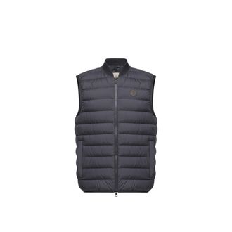 Moncler Moncler Froissel Down Vest, Men, Blue, Size: 0