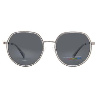 Polaroid Polarized Grey Round Ladies Sunglasses PLD 4160/G/S/X 06LB/M9 55