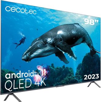 Cecotec Cecotec - Televisor Qled 98 Smart Tv V3+ Series Vqu30098+