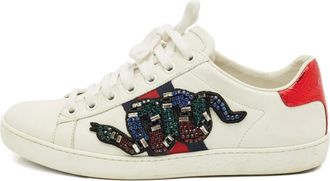 Gucci Sneakers Ace in pelle - Bianco