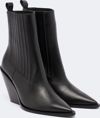 Souliers Martinez Vegas leather ankle boots