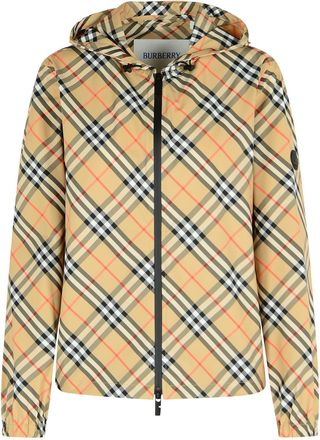 Burberry Salcombe capuchon jas in polyester sabbia