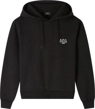 A.P.C. Hooded Sweater - Heren - Hoodies - Zwart - L - Katoen - Hoodies & sweatvesten