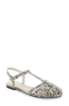 Kenneth Cole Reaction Moreno Fisherman Sandal in Cream Snake at Nordstrom Rack, Size 8.5