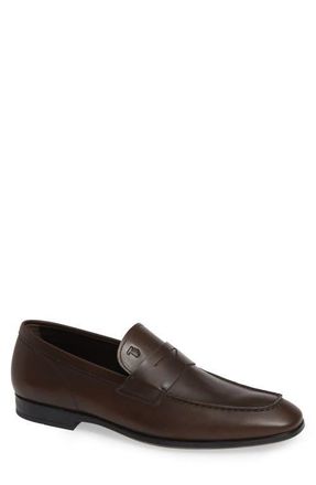 Tod's Penny Loafer in Dark Brown at Nordstrom, Size 12.5Us