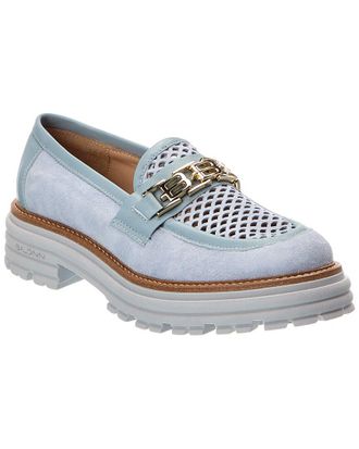 Baldini Suede & Leather Loafer