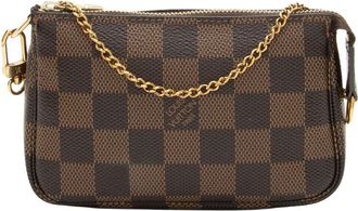 Louis Vuitton Damier Ebene Mini Pochette Accessoires (Authentic Pre-Loved)