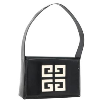 Givenchy Pre-owned Handbags, female, Black, Size: ONE SIZE Pre-owned Patent Leather Shoulder Bag