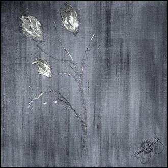 Rosemary Goodenough Springing Tulips IV Silk Scarf