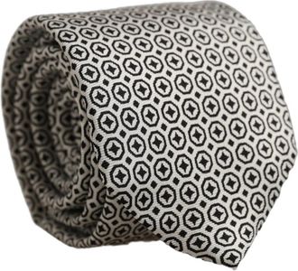 Dolce & Gabbana Zijden stropdas met geometrisch patroon - Heren - Stropdassen - Veelkleurig - ONE Size - Accessoires
