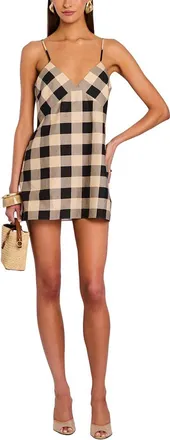 SER.O.YA Seroya Shanty Linen-Blend Mini Dress