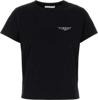 Givenchy Black Cotton T Shirt