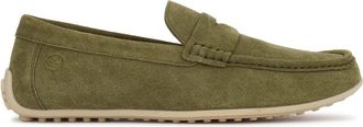 Kazar Tyodoros Moccasins - Heren - Loafers - Groen - 41 EU - Leer - Schoenen