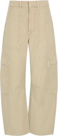 Citizens Of Humanity Citizens OF Humanity Marcelle Cotton-twill Cargo Trousers - Beige - 27 (W27 / UK8-10 / S)
