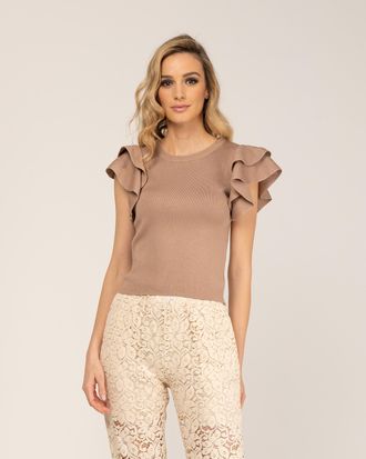 Tantra Strak gebreide top