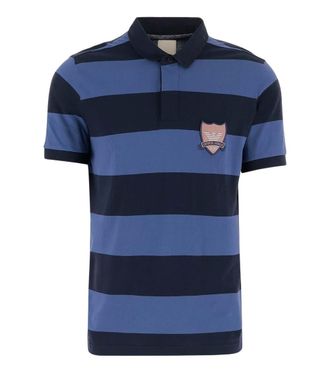 Emporio Armani Navy Blue Logo Polo