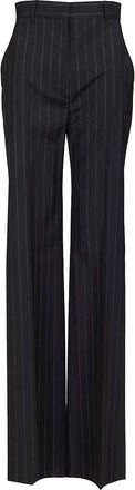 Max Mara Pinstriped Wool Trousers