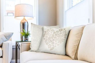 Emma Barclay Amor Heart - Cushion Cover in Natural - Emma Barclay | TJ Hughes