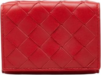 Bottega Veneta Pre-owned Portafoglio Vintage (tri-fold) - - Pre-owned - Donna - Rosso - ONE SIZE