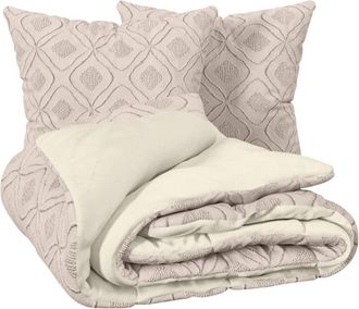 Atmosphera Juego De Cama Amy, 240 X 260 Cm, Color Beige - Atmosphera Cr&eacute;ateur DInt&eacute;rieur