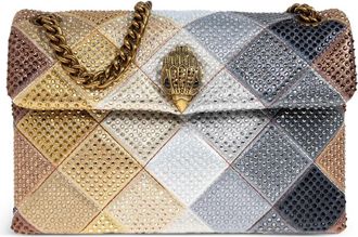 Kurt Geiger Borsa a spalla Kensington media - Oro