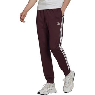 adidas Adicolor Classics Superstar Track Pants in Shadow Maroon/White at Nordstrom, Size X-Large
