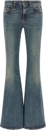 R13 Overflow Boy Flare - Dames - Flared Jeans - Blauw - W27 - Katoen - Jeans