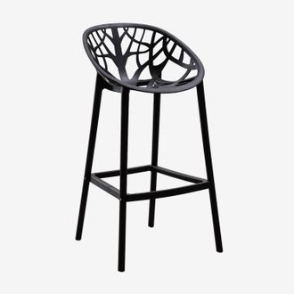 Sklum Sklum - Pack De 4 Taburetes Altos De Jard&iacute;n En Polipropileno Ores