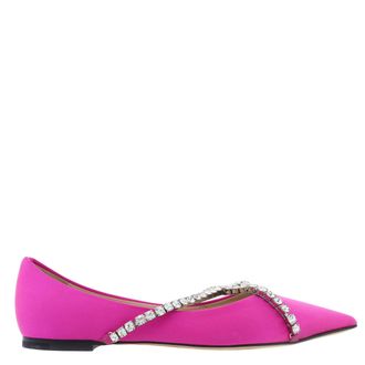 Jimmy Choo London Womens Genevi Ballerina Flats, Brand Size 35 ( US Size 5 )