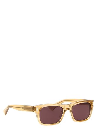 Saint Laurent Mens Beige Acetate Sunglasses