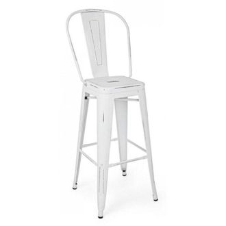 BIZZOTTO Bizzotto - Taburete De Bar Blanco Autoportante