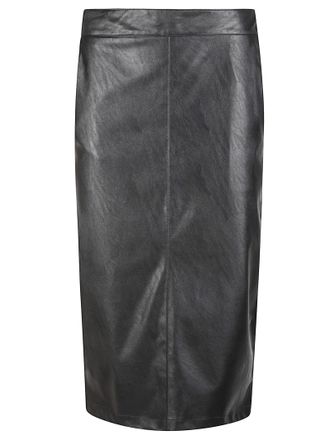 Pinko Gerbera Knee-Length Leather-Like Skirt
