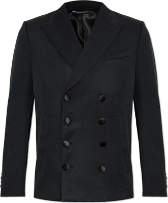 Dolce & Gabbana Wollen blazer - Heren - Blazers - Zwart - XL - Wol - Jassen