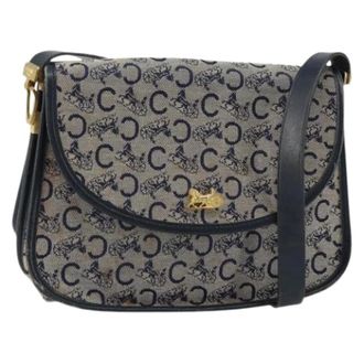 Celine Pre-owned Cross Body Bags, female, Blue, Size: ONE SIZE Pre-owned Vintage Cross Body Bag