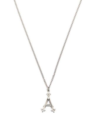 Emanuele Bicocchi Collana Alphabet con pendente A in argento sterling