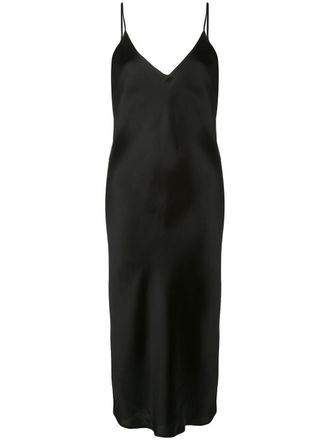 L'agence Jodie slip dress - women - Silk - 12 - Black