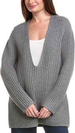 Leset Emma Deep V-Neck Wool & Cashmere-Blend Sweater