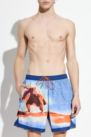 Diesel SOCCER-41-D-POP-C Swim Shorts, Mens, Blue