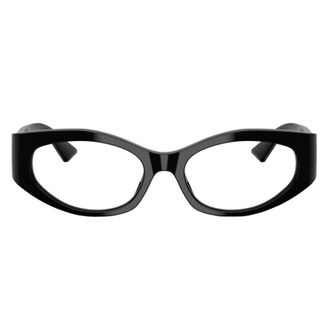 Versace VE3369GB1 Oval Full Rim Eyeglasses - Black