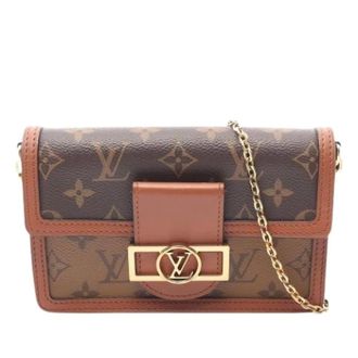 Louis Vuitton Pre-owned Dauphine Crossbody Bag - Dames - Pre-owned - Bruin - Maat: ONE Size Leer