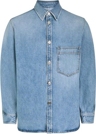 Givenchy Denim Overshirt Jacket - Light Blue - XL