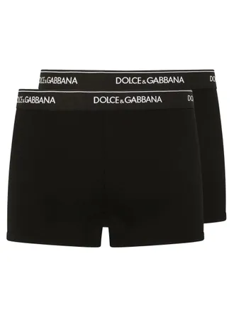 Dolce & Gabbana Cotton Boxer Shorts - Black