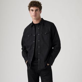 Levi's Classic Western Shirt - Mens - S - Black
